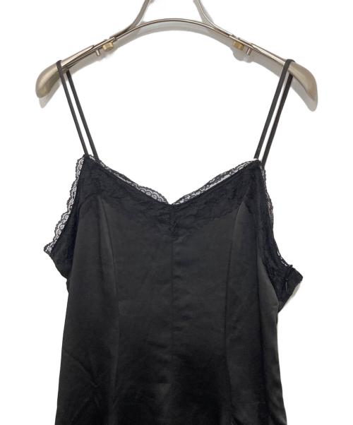 Forget me nots（フォーゲットミーノッツ）Forget me nots (フォーゲットミーノッツ) レースキャミソールワンピース ブラック サイズ:SIZE Freeの古着・服飾アイテム