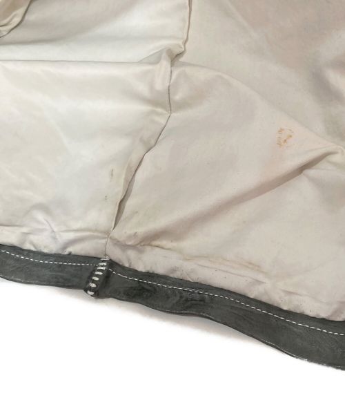 Carol Christian Poell（キャロルクリスチャンポエル）Carol Christian Poell (キャロルクリスチャンポエル) レザージャケット グリーン サイズ:48の古着・服飾アイテム