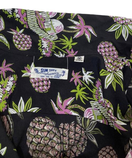 Sun Surf（サンサーフ）Sun Surf (サンサーフ) アロハシャツ ブラック サイズ:Mの古着・服飾アイテム