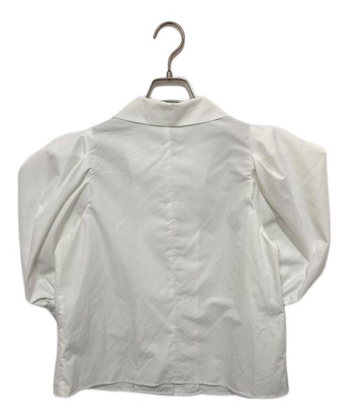 sheller（シェリエ）sheller (シェリエ) パフスリーブブラウス ホワイト サイズ:FREEの古着・服飾アイテム