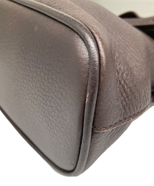 Maison Margiela（メゾンマルジェラ）Maison Margiela (メゾンマルジェラ) 5AC ミニバッグ ディアスキンショルダーバッグ ブラウンの古着・服飾アイテム