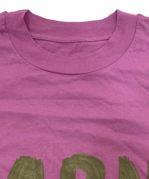 MARNI（マルニ）MARNI (マルニ) 半袖ロゴカットソー ピンク サイズ:36の古着・服飾アイテム