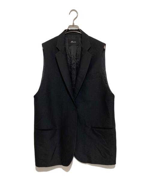 HARDY NOIR（アルディーノアール）HARDY NOIR (アルディーノアール) TW二重織オーバーサイズベスト ブラック サイズ:表記無しの古着・服飾アイテム