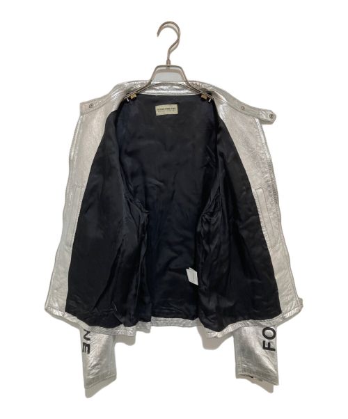 FORSOMEONE（フォーサムワン）FORSOMEONE (フォーサムワン) SIGNATURE RACING JKT グレー サイズ:48の古着・服飾アイテム