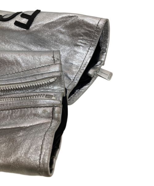 FORSOMEONE（フォーサムワン）FORSOMEONE (フォーサムワン) SIGNATURE RACING JKT グレー サイズ:48の古着・服飾アイテム