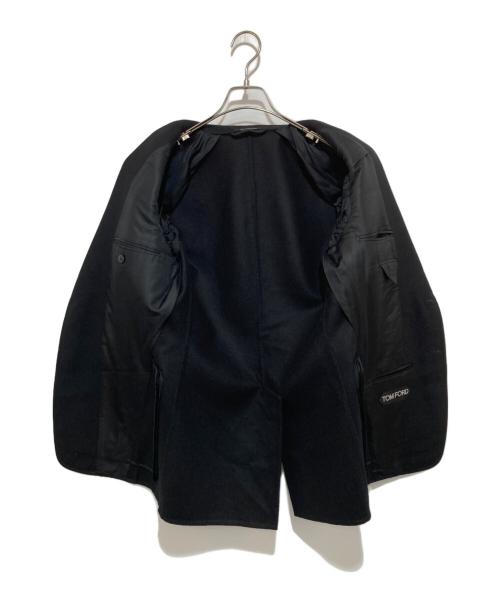 TOM FORD（トムフォード）TOM FORD (トムフォード) 2Bテーラードジャケット656R10 1INU40 ブラック サイズ:44の古着・服飾アイテム