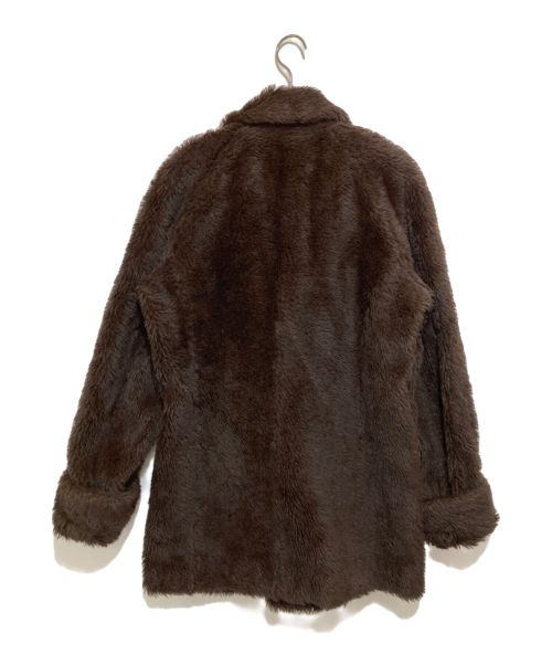 LOUIS VUITTON（ルイ ヴィトン）LOUIS VUITTON (ルイ ヴィトン) アルパカ モヘア Pコート ブラウン サイズ:50の古着・服飾アイテム