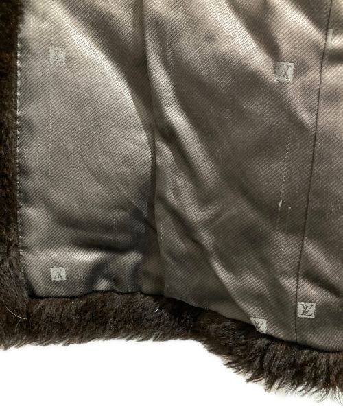 LOUIS VUITTON（ルイ ヴィトン）LOUIS VUITTON (ルイ ヴィトン) アルパカ モヘア Pコート ブラウン サイズ:50の古着・服飾アイテム