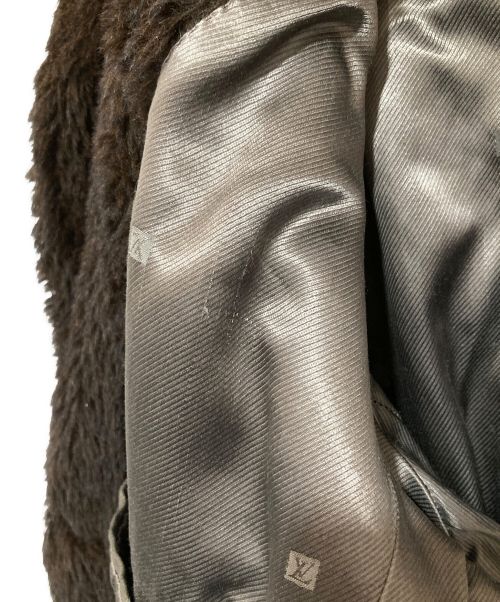 LOUIS VUITTON（ルイ ヴィトン）LOUIS VUITTON (ルイ ヴィトン) アルパカ モヘア Pコート ブラウン サイズ:50の古着・服飾アイテム