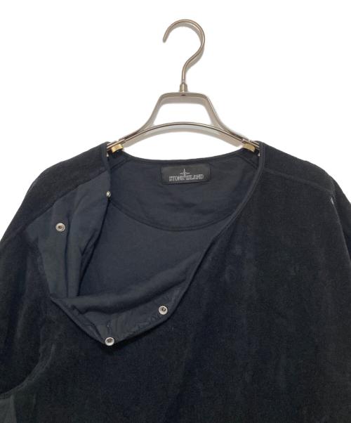 STONE ISLAND（ストーンアイランド）STONE ISLAND (ストーンアイランド) SS SWEATSHIRT COTTON TERRY ブラック サイズ:Mの古着・服飾アイテム
