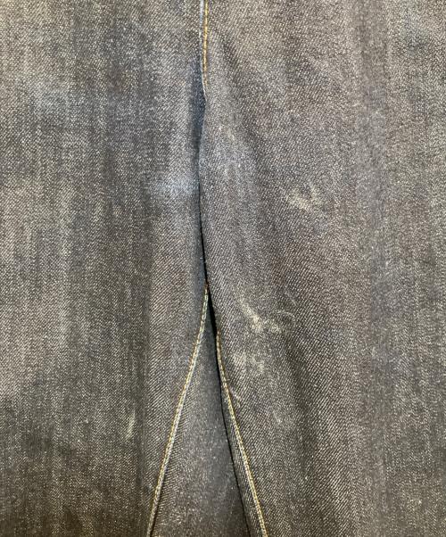 JUNYA WATANABE COMME des GARCONS（(ジュンヤワタナベ コムデギャルソン）JUNYA WATANABE COMME des GARCONS (ジュンヤワタナベ コムデギャルソン) タックワイドデニムパンツ インディゴ サイズ:Sの古着・服飾アイテム