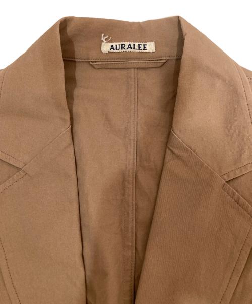AURALEE（オーラリー）AURALEE (オーラリー) FINX HARD TWIST GABARDINE ブラウン サイズ:4の古着・服飾アイテム