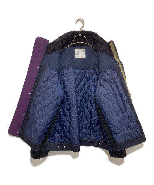 sacai（サカイ）sacai (サカイ) Faux Shearling Denim Blouson ブラック サイズ:1の古着・服飾アイテム