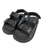 GUCCIグッチ）の古着「ミニダブルGサンダル」｜ブラック