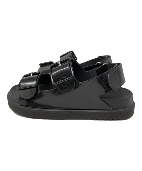 GUCCI（グッチ）GUCCI (グッチ) ミニダブルGサンダル ブラック サイズ:35の古着・服飾アイテム