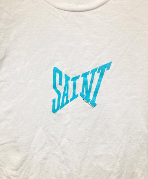 SAINT MICHAEL（セントマイケル）SAINT MICHAEL (セントマイケル) SS TEE RIBON SAINT ホワイト サイズ:Mの古着・服飾アイテム