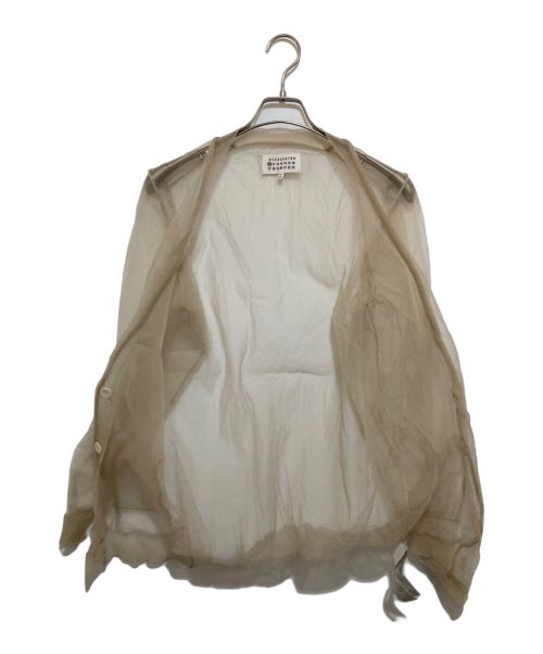 Maison Margiela（メゾンマルジェラ）Maison Margiela (メゾンマルジェラ) Sheer cardigan ベージュ サイズ:Mの古着・服飾アイテム