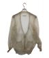 Maison Margiela (メゾンマルジェラ) Sheer cardigan ベージュ サイズ:M：13000円