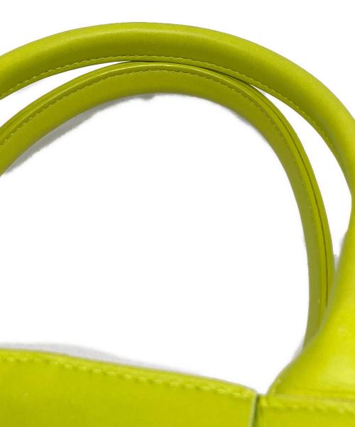 BOTTEGA VENETA（ボッテガベネタ）BOTTEGA VENETA (ボッテガベネタ) スモールアルコトートバッグ イエロー×グリーンの古着・服飾アイテム