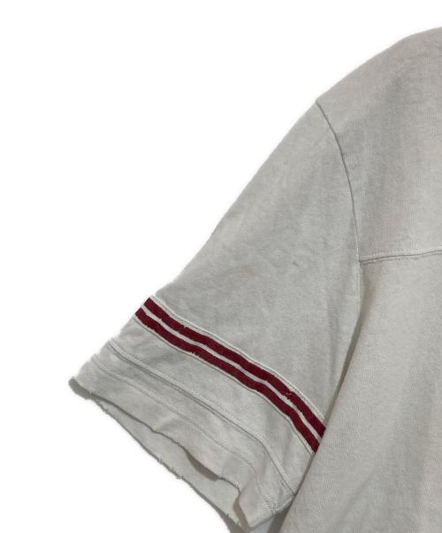 Saint Laurent Paris（サンローランパリ）Saint Laurent Paris (サンローランパリ) 50S SIGNATURE DESTROYED TSHIRT ホワイト サイズ:Sの古着・服飾アイテム