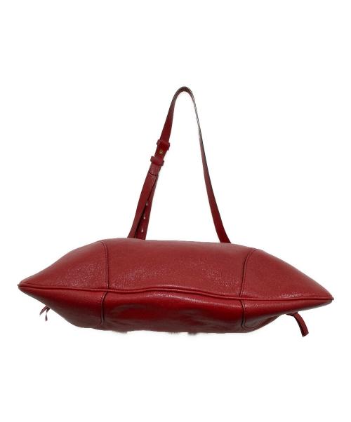 GUCCI（グッチ）GUCCI (グッチ) ホースビットレザーショルダーバッグ 602089 レッドの古着・服飾アイテム