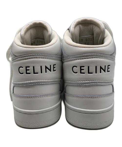 CELINE（セリーヌ）CELINE (セリーヌ) ハイカットスニーカー  Z TRAINER  ホワイト サイズ:34の古着・服飾アイテム