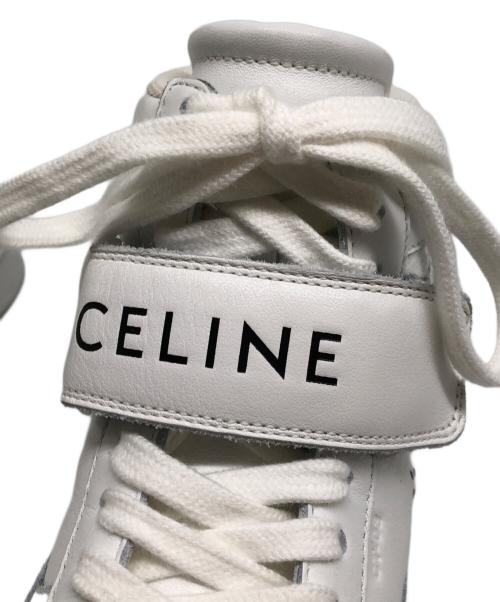 CELINE（セリーヌ）CELINE (セリーヌ) ハイカットスニーカー  Z TRAINER  ホワイト サイズ:34の古着・服飾アイテム
