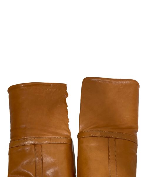 CELINE（セリーヌ）CELINE (セリーヌ) シープロングブーツ ブラウン サイズ:34の古着・服飾アイテム