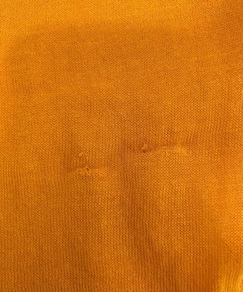 AURALEE（オーラリー）AURALEE (オーラリー) HARD TWIST COTTON GAUZE CARDIGAN オレンジ サイズ:1の古着・服飾アイテム