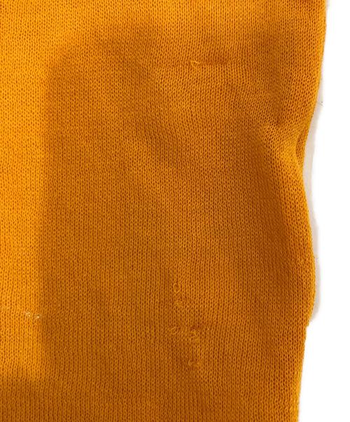 AURALEE（オーラリー）AURALEE (オーラリー) HARD TWIST COTTON GAUZE CARDIGAN オレンジ サイズ:1の古着・服飾アイテム