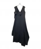 LIMI feuリミフゥ）の古着「ノースリーブワンピース」｜ブラック
