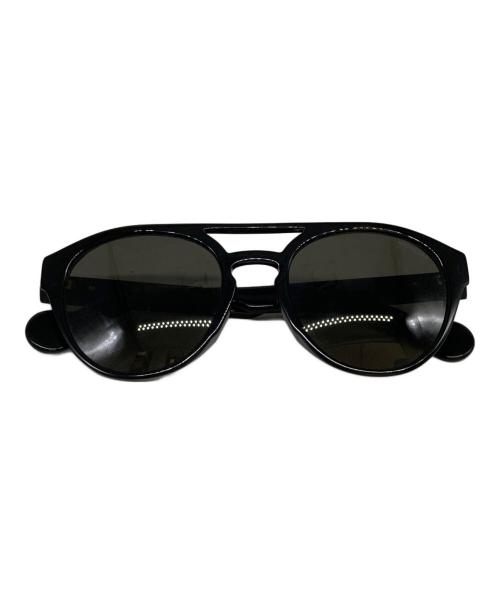 MONCLER（モンクレール）MONCLER (モンクレール) Grey Pilot Men's Sunglasses ブラック サイズ:54□21 150の古着・服飾アイテム