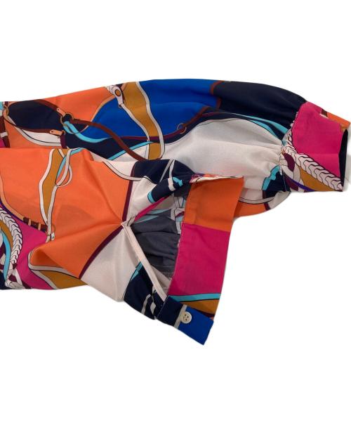 Sov.（ソブ）Sov. (ソブ) 総柄ボウタイブラウス マルチカラー サイズ:38の古着・服飾アイテム