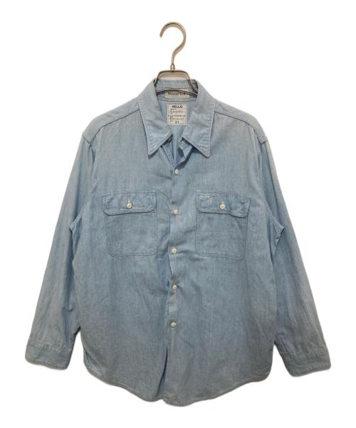 MADISON BLUE（マディソンブルー）MADISON BLUE (マディソンブルー) HAMPTON CHAMBRAY SHIRT インディゴ サイズ:Sの古着・服飾アイテム