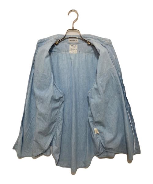 MADISON BLUE（マディソンブルー）MADISON BLUE (マディソンブルー) HAMPTON CHAMBRAY SHIRT インディゴ サイズ:Sの古着・服飾アイテム