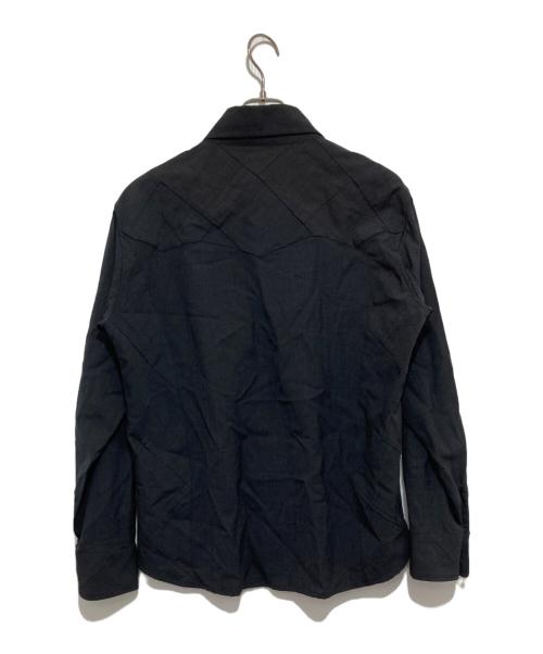 ODEM（オデム）ODEM (オデム) ウエスタンシャツ グレー サイズ:Mの古着・服飾アイテム