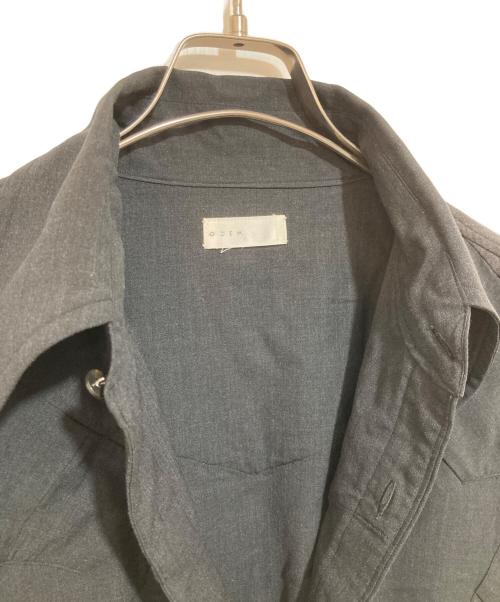 ODEM（オデム）ODEM (オデム) ウエスタンシャツ グレー サイズ:Mの古着・服飾アイテム