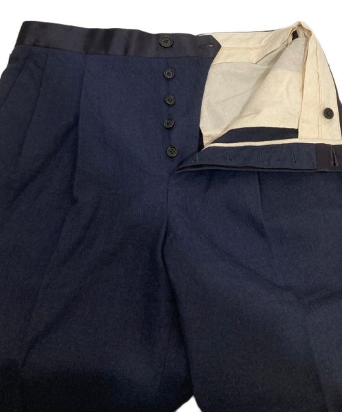 AMC（エーエムシー）AMC (エーエムシー) ウールスラックス ネイビー サイズ:46の古着・服飾アイテム