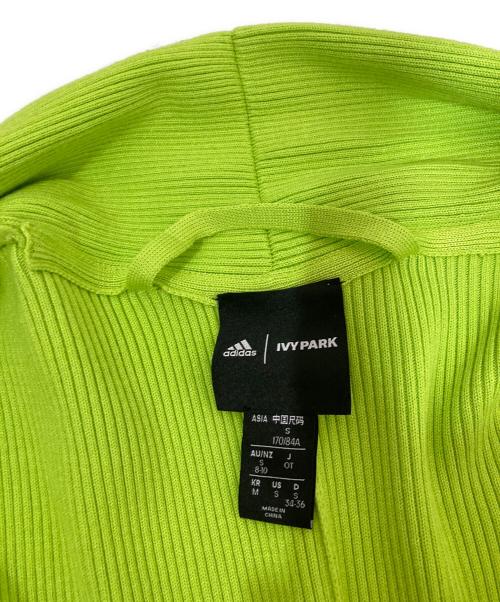 adidas（アディダス）adidas (アディダス) Ivy Park (アイヴィーパーク) ロングカーディガン イエロー サイズ:Sの古着・服飾アイテム