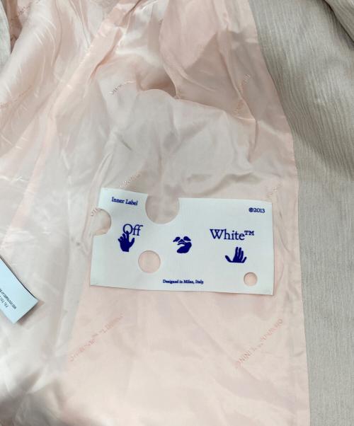 OFFWHITE（オフホワイト）OFFWHITE (オフホワイト) テーラードジャケット ピンクベージュ サイズ:42の古着・服飾アイテム