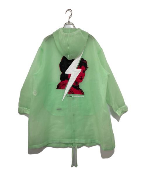 SueUNDERCOVER（スーアンダーカバー）SueUNDERCOVER (スーアンダーカバー) シースルー バックプリントジャケット グリーン サイズ:Sの古着・服飾アイテム