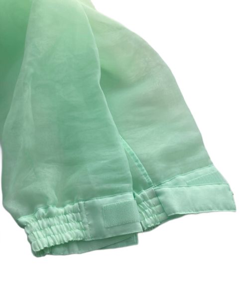 SueUNDERCOVER（スーアンダーカバー）SueUNDERCOVER (スーアンダーカバー) シースルー バックプリントジャケット グリーン サイズ:Sの古着・服飾アイテム