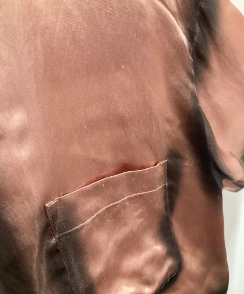 PRANK PROJECT（プランクプロジェクト）PRANK PROJECT (プランクプロジェクト) Painted Satin Short Shirt ピンク サイズ:FREEの古着・服飾アイテム