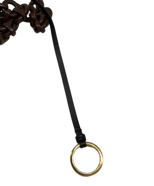 JIL SANDER（ジルサンダー）JIL SANDER (ジルサンダー) LINK BAG ブラウンの古着・服飾アイテム