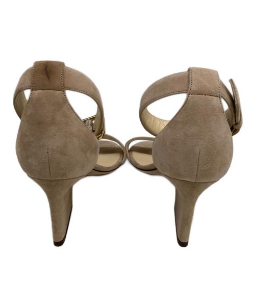 JIMMY CHOO（ジミーチュウ）JIMMY CHOO (ジミーチュウ) スウェードアンクルストラップパンプス ベージュ サイズ:36の古着・服飾アイテム