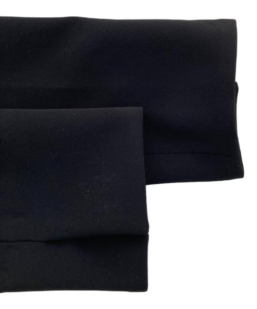 SOEJU（ソージュ）SOEJU (ソージュ) ストレッチファインロングノーカラージャケット ブラック サイズ:Mの古着・服飾アイテム