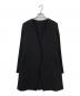 SOEJU（ソージュ）の古着「ストレッチファインロングノーカラージャケット」｜ブラック
