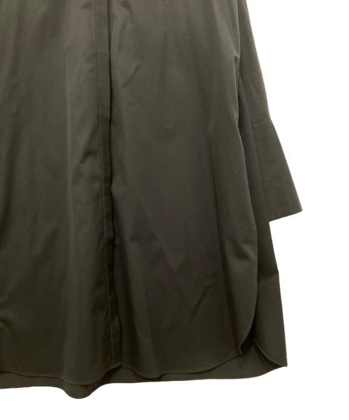 23区（ニジュウサンク）23区 (ニジュウサンク) ハイカウントコットン シャツ ワンピース ブラック サイズ:Mの古着・服飾アイテム