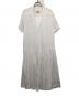 MM6 Maison Margiela（エムエムシックスメゾンマルジェラ）の古着「JACQUARD SHIRT DRESS」｜ホワイト