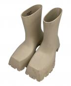 BALENCIAGAバレンシアガ）の古着「トルーパー/ラバーブーツ」｜ベージュ